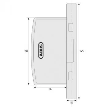 Automatische Scharnierseiten Sicherung ABUS FAS97