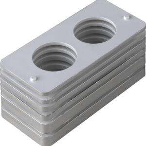 Unterlage Schließkasten PR2600-PR2800 silber