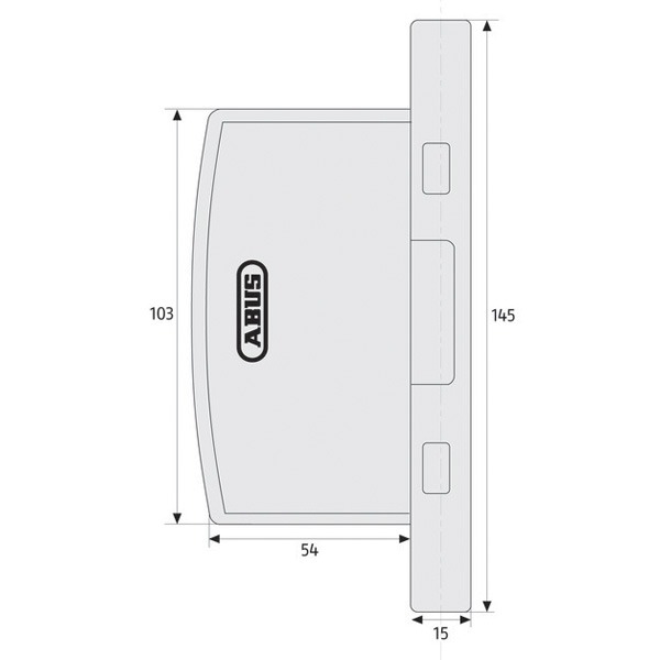 FAS97_4.jpg Automatische Scharnierseiten Sicherung ABUS FAS97