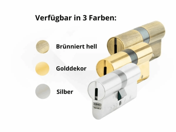 KESO-8000-Omega-Ultra-Doppelzylinder-verf-gbare-Farben.png Doppelzylinder ASSA ABLOY KESO 8000 Omega² / 81.F15 Ultra