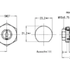 Verschlusszylinder ASSA ABLOY KESO 8000 Omega² Universal 83.J31