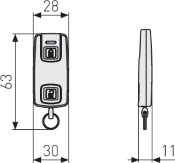Bluetooth®-Fernbedienung HomeTec Pro CFF3100 schwarz
