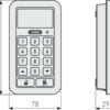 Bluetooth®-Tastatur HomeTec Pro CFT3100 weiß