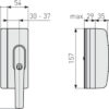 Fenstergriff-Schloss FO400A B AL0089
