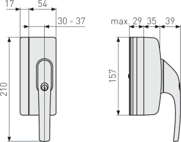 Fenster-Zusatzsicherung PV400N B AL0089 Profiverpackung