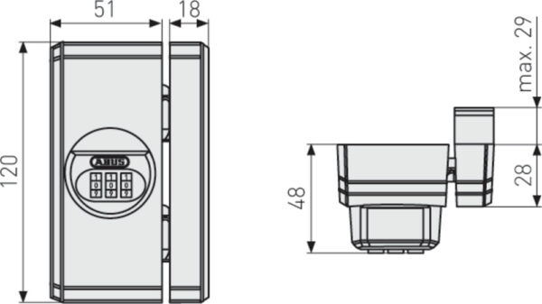 Fenster-Zusatzsicherung FTS106 B