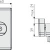 Fenster-Zusatzsicherung FTS96A B AAL0006