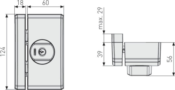 Fenster-Zusatzsicherung FTS96A B AAL0006
