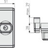 Fenster-Zusatzsicherung FTS96 B AAL0006