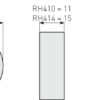 Schutzrosette RH410 F1 CL/DFNLI