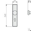Schutzbeschlag SB500 F1 CLC/DFNLI