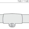 Teleskopstange TELE-Z 220 Chrom AL0145